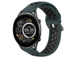 Pulseira De Silicone Esportiva Perfurada E Respirável De 22 Mm Para Xiaomi Haylou Rt2 Ls10