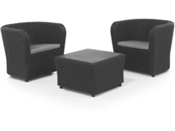 Conjunto de Jardim SHAF Nova (Outlet Grade A - 2 lugares - Antracite)