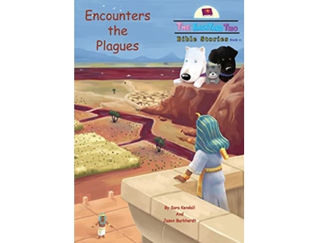 Livro Encounters the Plagues The Backyard Trio Bible Stories de Sara Kendall Jason Burkhardt (Inglês)