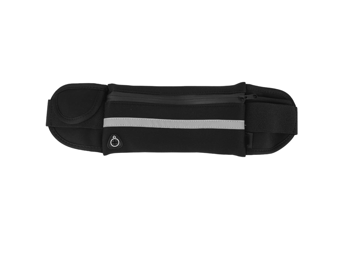 Bolsa de corrida à prova d'água com bolso para celular de 6 polegadas, respirável, com faixa refletiva, unissex