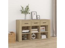Vidaxl Aparador 100x30x59,5 Cm Derivados De Madeira Carvalho Sonoma