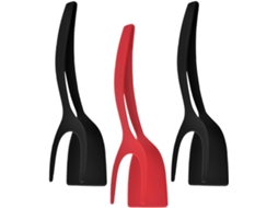Conjunto De 3 Pinças Cozinha Doitool Em Silicone Macio, Antiderrapantes, Para Churrasco, Espátula De Dupla Função Para