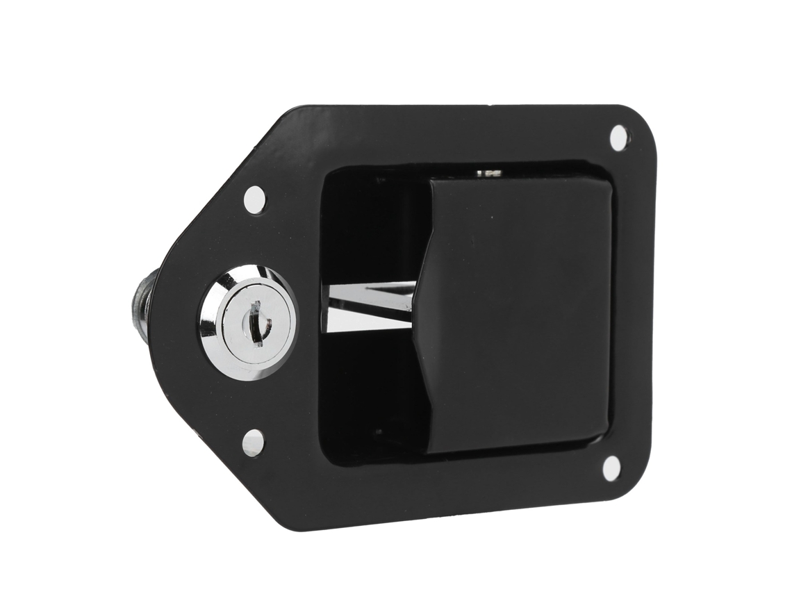 Laxiscreed Fecho Para Porta De Trailer Com Trava Silenciosa E Modelo Trapezoidal De 4 Furos