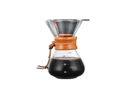 Cafeteira De Vidro Borossilicato Para Café Coado, Filtro Em Aço Inoxidável