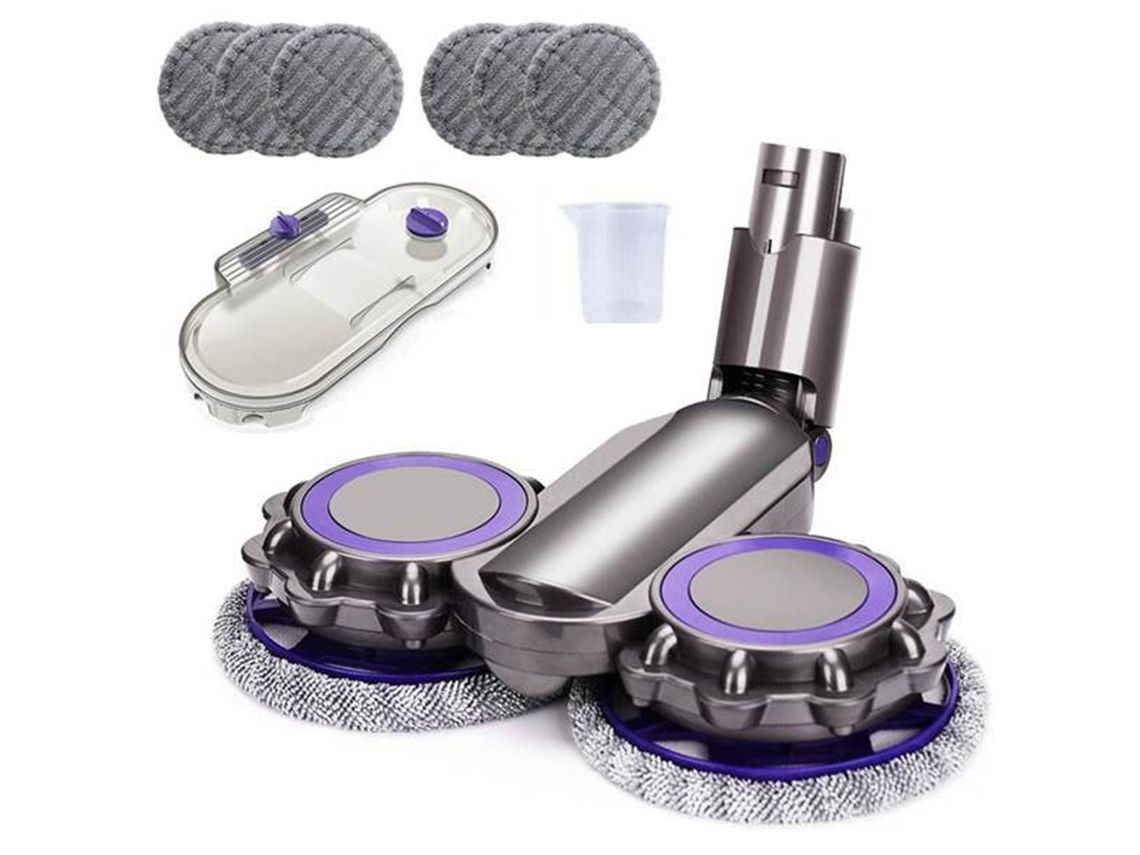 Acessório elétrico de cabeça de esfregão de água para esfregão seco e molhado, compatível com aspirador de pó Dyson V6 DC58/Dc59/Dc62 modelo