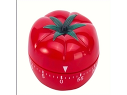 1 Unidade De Cronômetro Cozinha Fofo Em Formato Tomate, De Corda, Com Lembrete Giratório