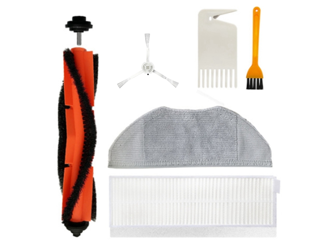 Rolamento escova lateral hepa filtro mop pano substituição para xiaomi mijia g1 aspirador de pó robótico acessórios