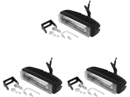 Luz De Segurança Led Vermelha 4 Polegadas E 30w Para Empilhadeira, Carrinho Ou Caminhão, Sinalizando Área De Perigo Em