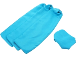 Capa Protetora para Ventilador de Teto de 4 Peças, em Tecido, com Proteção Contra Poeira e Detalhes em Metal. SFUSHOS