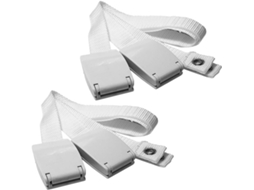 Conjunto de 2 Cintas Anti tombamento Brancas para Tvs, Cintas de Segurança Ajustáveis para Móveis e Telas de Tv. SFUSHOS