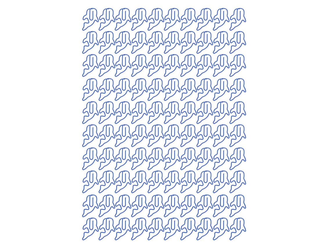 Jogo De 100 Clips De Escritório Com Formas Bonitas, Leves E Decorativos, Em Forma De Golfinho, Para A Escola.