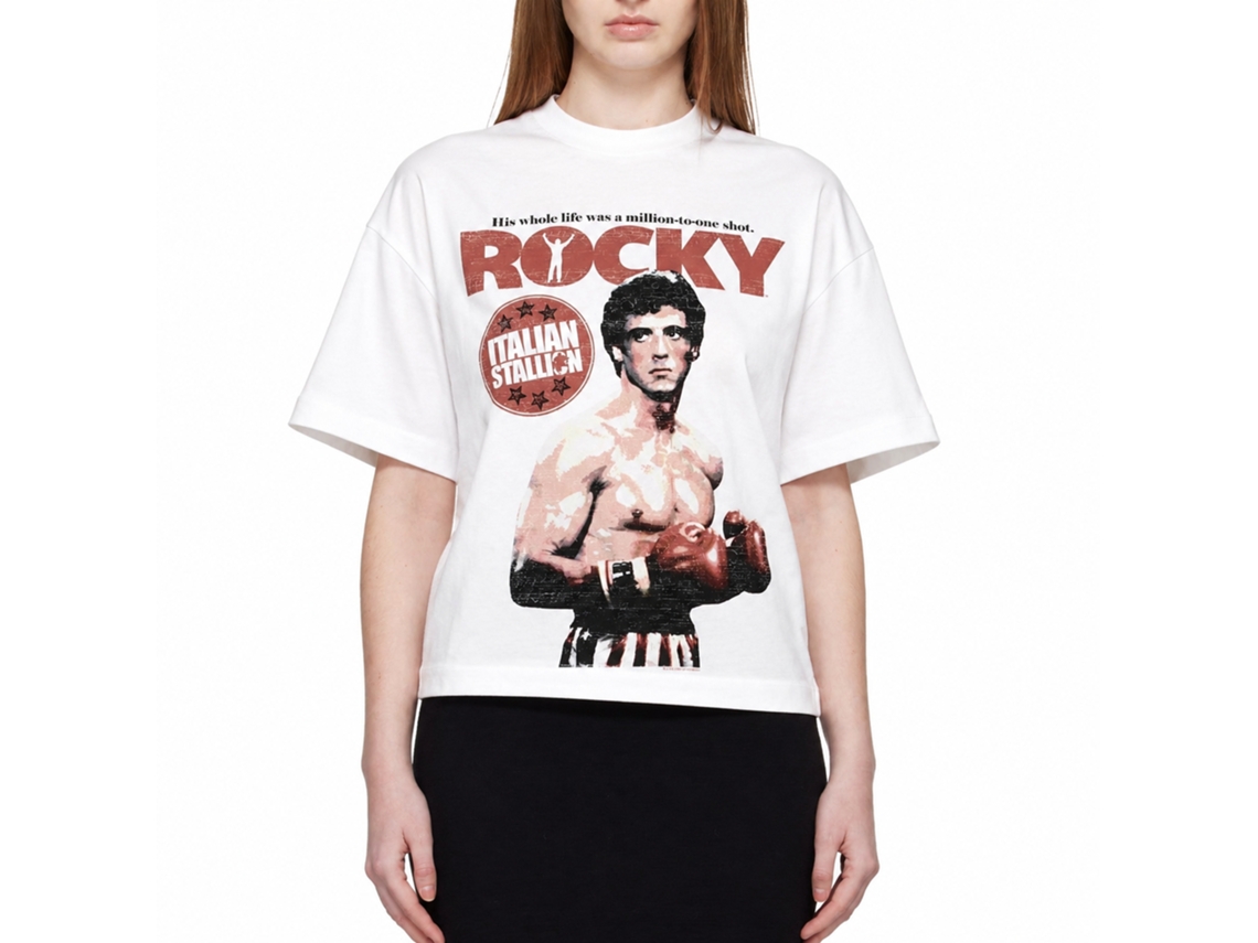 Rockinstone Rocky Movie Million To One White Adult T-shirt Size:xxxl