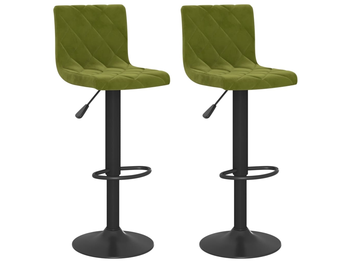 Bar Stool, Bar Stools Vidaxl Verde Veludo (n/a)