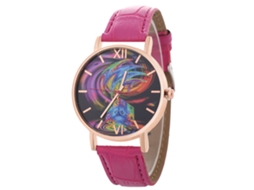 Reloj De Pulsera De Aleación Redondo Analógico Cuarzo Moda Azul Real