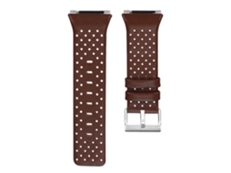 Pulseira de Relógio de Couro Genuíno EOOCOO para Fitbit Ionic