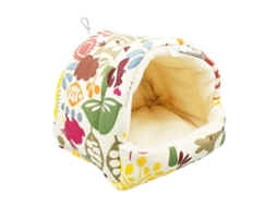Ninho de Pelúcia para Gaiola de Papagaio de Inverno, Casinha para Dormir, Ninho Suspenso para Pássaros, Girassol AQUAFORGE