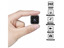 Mini Câmera Espiã Wi-Fi 1080p HD Visão Noturna Detecção de Movimento Segurança Micro Preto Bestvite
