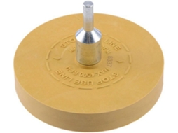 Disco De Borracha 88mm Para Furadeira, Ferramenta Para Aplicação E Remoção De Decalques Vinil Baixa Temperatura 3, 5 Polegadas