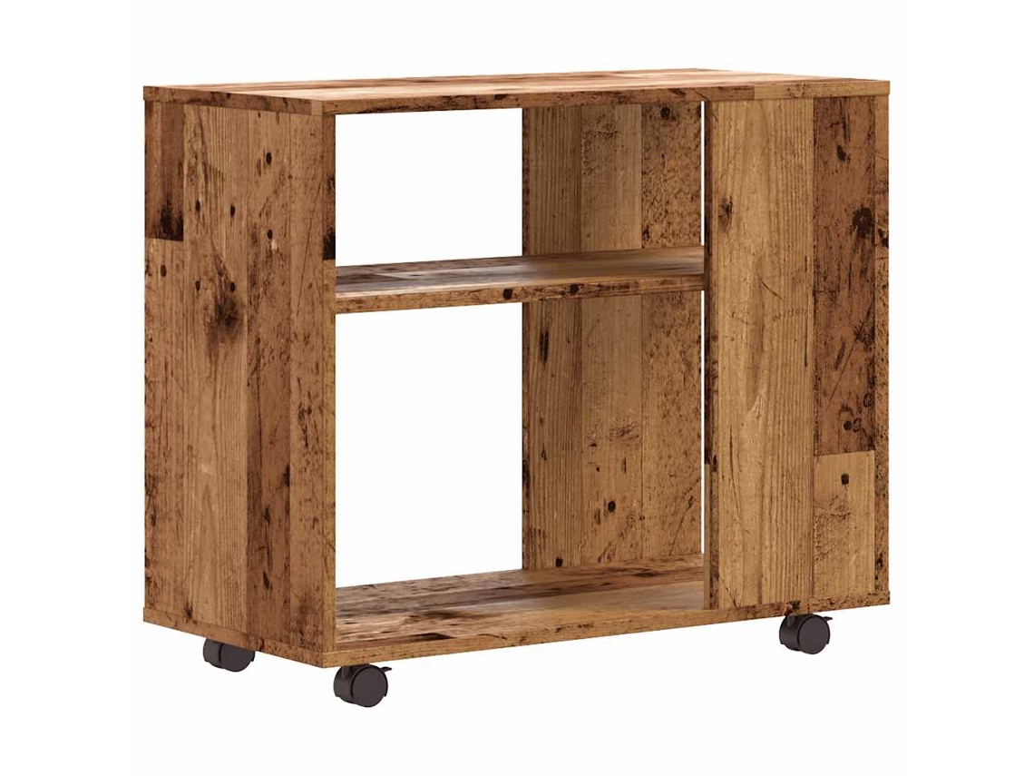 Mesa de Apoio Madeira Velha Madeira Trabalhada MAISON EXCLUSIVE (70x35x55 cm)