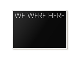 Magnetic Board We Were Here For The Living Room Espelharte (100x70 Cm)