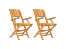 Folding Chair, Folding Chairs Vidaxl Marrom Madeira (n/a)