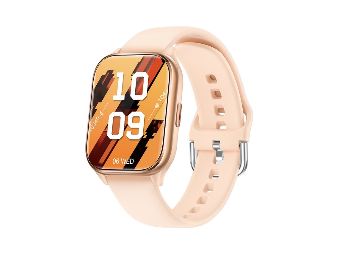 Smartwatch Yizhood Kt73s 1.85 Inch Bluetooth Chamada Ip67 À Prova De Água 280mah (android E Ios Rosa)