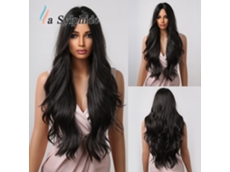 Peruca para Mulheres com Cabelo Comprido e Cacheado.lc2019 1 YUNZII