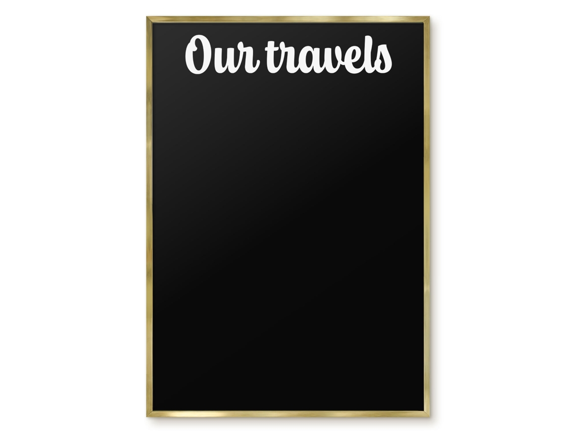 Magnetic Board For Wall Our Travels For The Bedroom Espelharte (70x100 Cm)
