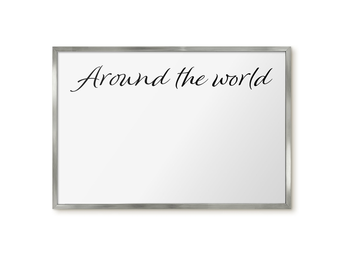 Magnetic Wall Board Around The World For The Office Espelharte (60x40 Cm)