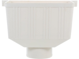 Calha Quadrada De Pvc Para Coleta De Água Da Chuva, Com Conexão Resistente E Fácil De Usar.