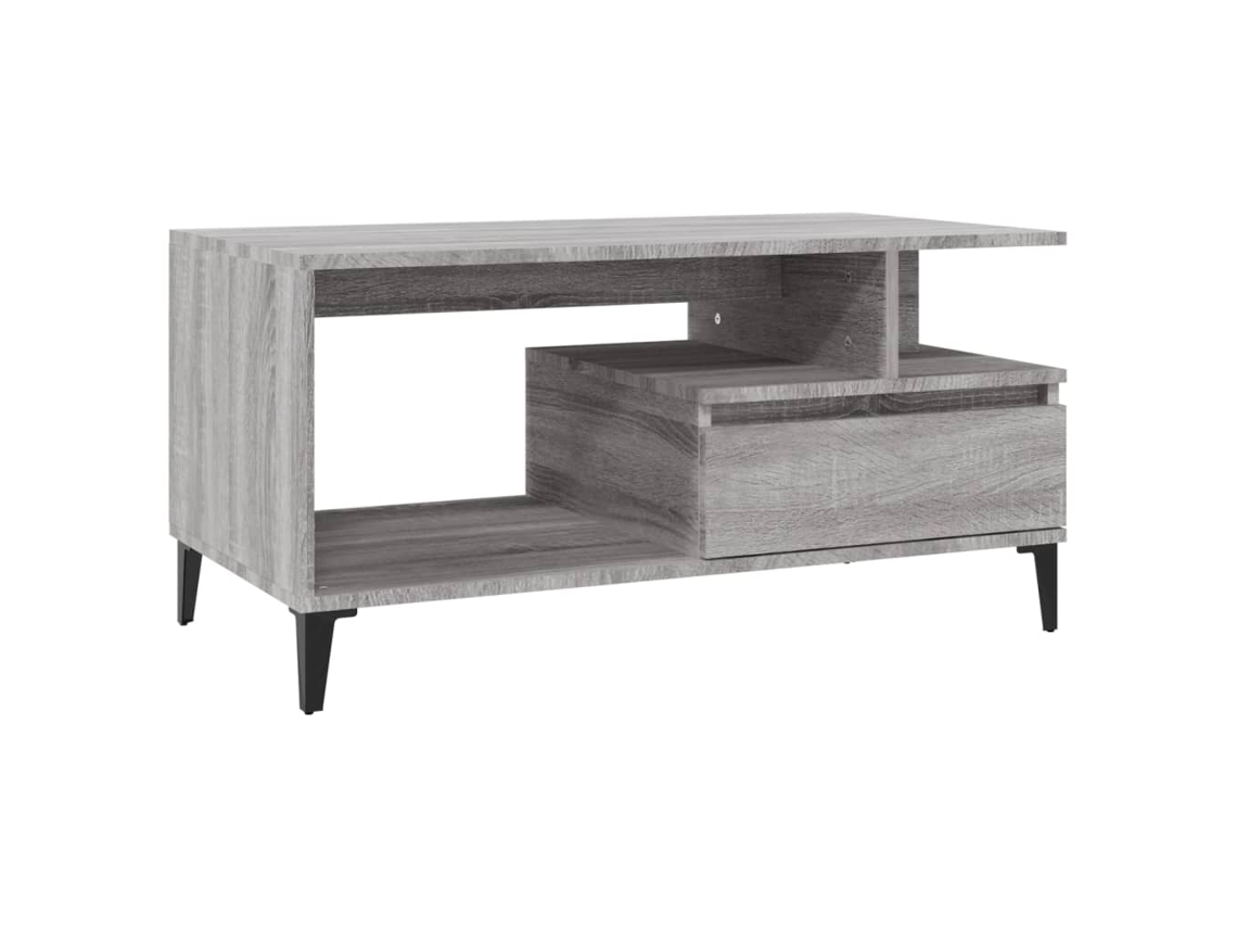 Coffee Table, Coffee Tables Vidaxl Cinzeto Madeira Processada (n/a)