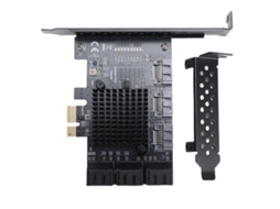 Placa De Expansão Pcie 1x Para 9 Portas Serial Ata3.0 Adaptador Ssd Pcie3.0 Gen3 6gbps Para Win10 11 2003