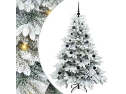 Conjunto 1 Decoração De Natal Vidaxl Branco Plástico (150 Cm)