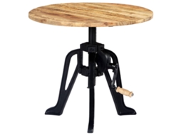 Side Table, Side Tables Vidaxl Marrom Madeira (n/a)
