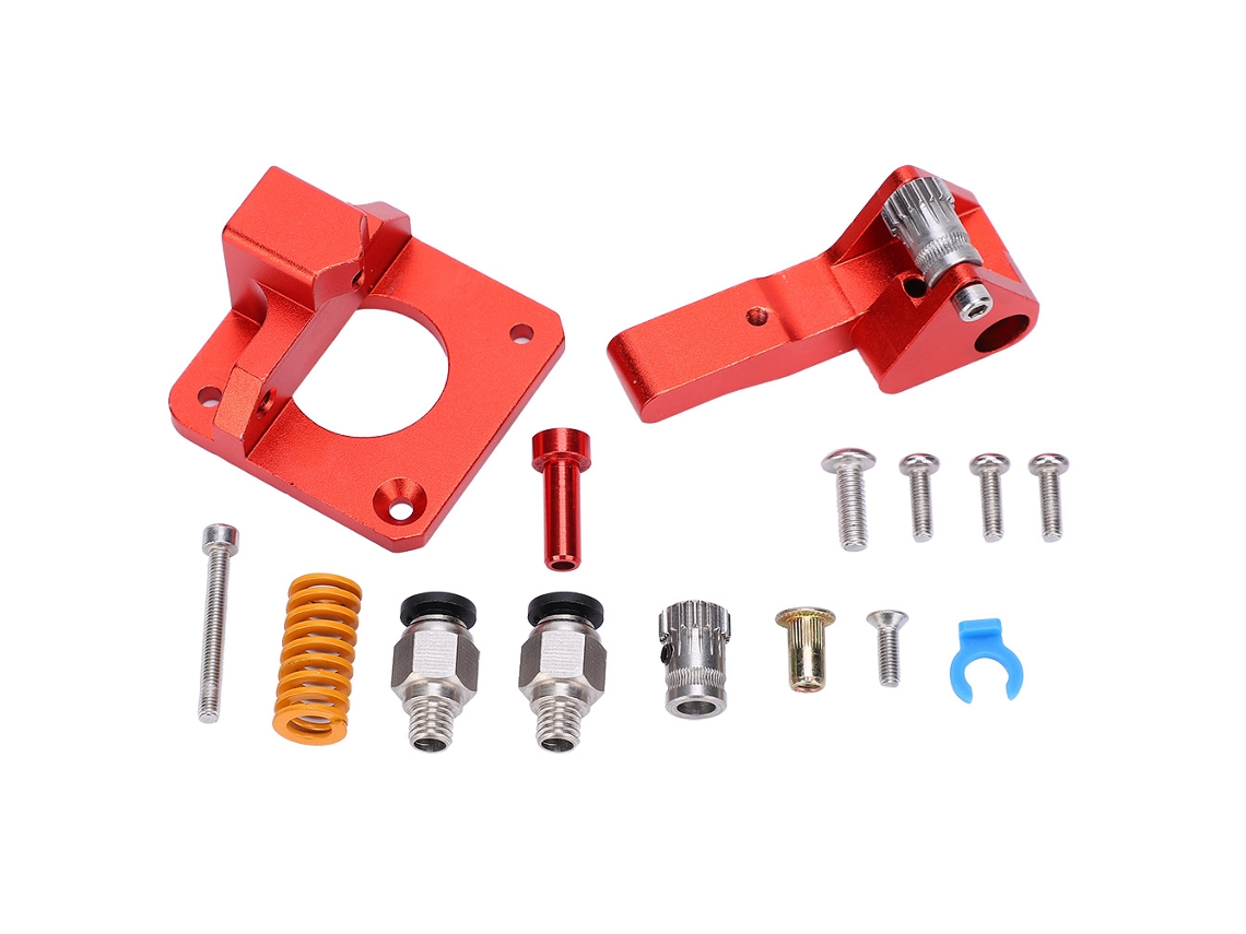 Kit Extruder Para Impressora 3d Cr-10s Com Rail Duplo, Junção Vermelha, Consumíveis 1.75mm