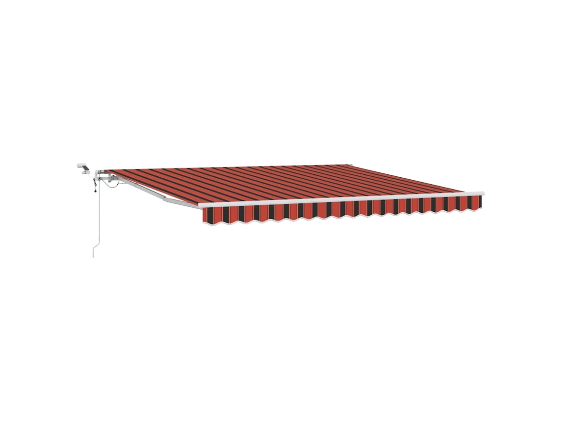 Conjunto 1 Tecido De Toldos Vidaxl Laranja Poliéster (400 × 350 Cm)