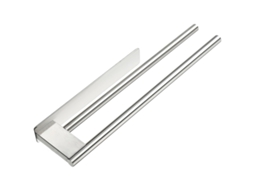 Suporte para Toalhas Sem Perfuração Aço Inoxidável 2 Braços NEVEANCE