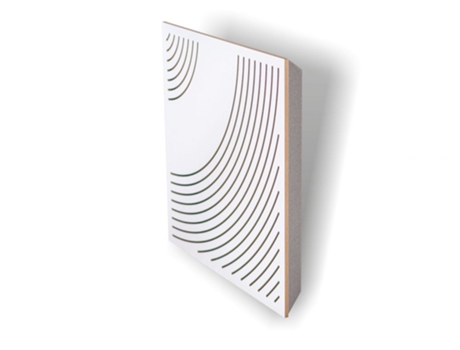 Wavo - Madeira Painel perfurado - Branco