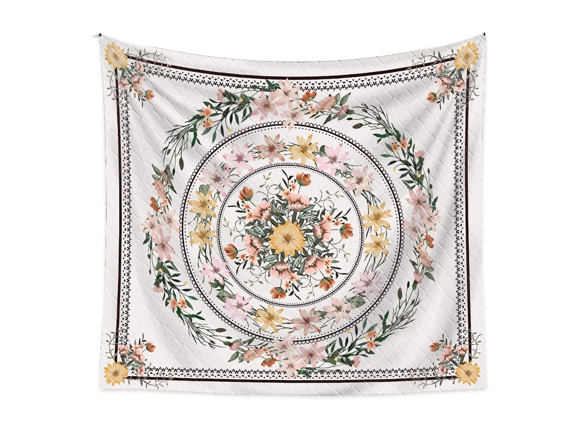 Tapeçaria Mandala Decoração Boêmia Impressão de Parede RNEMITERY