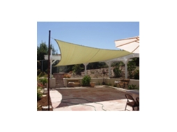 Toldo Vela Cuadrado Beige 150gr/m2 5 X 5 Metros