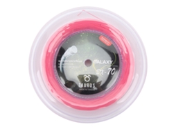 Linha De Badminton Powerti Bx70 Nylon Alta Elasticidade 0.7mm 200m Rosa Para Raquetes
