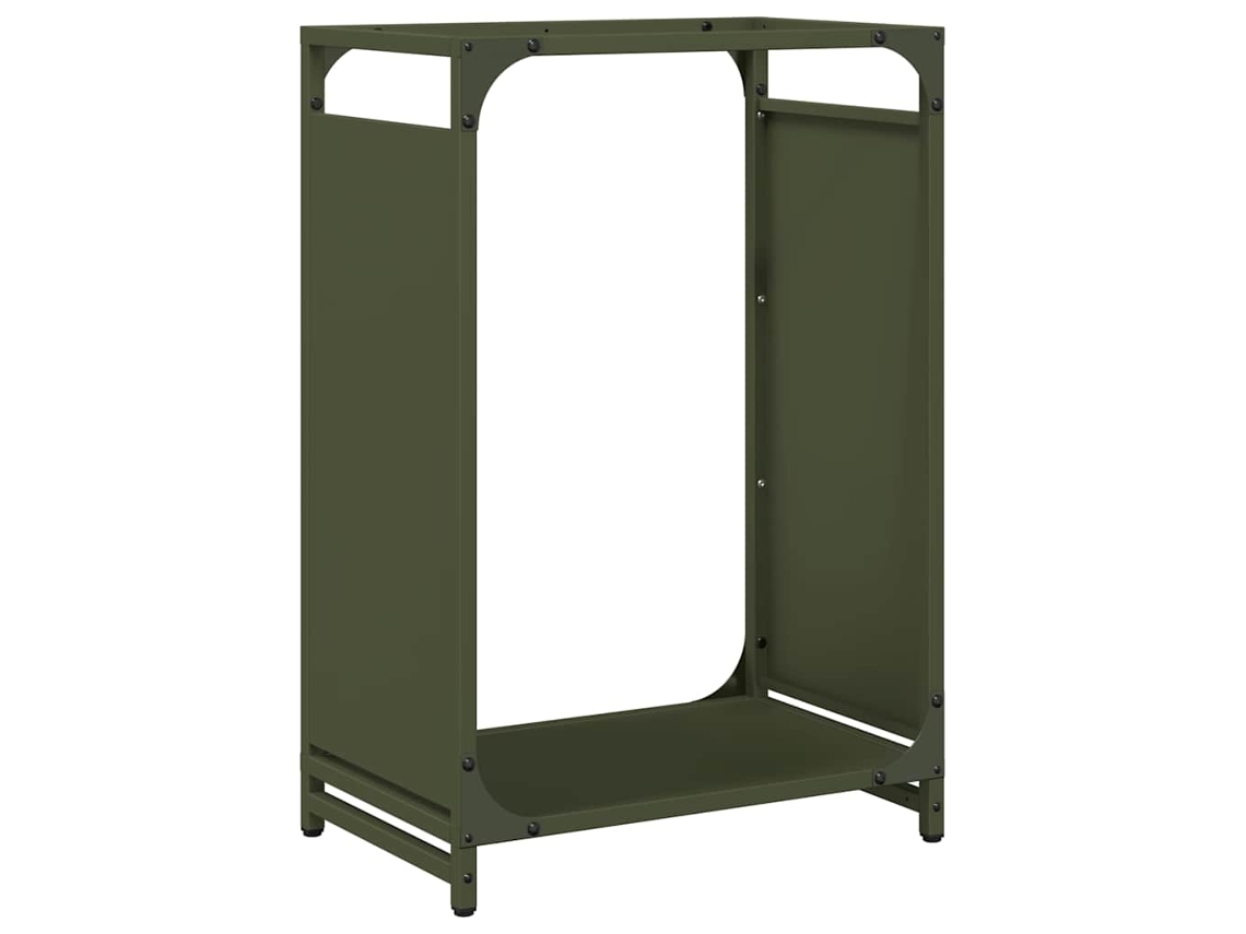 Firewood Rack, Firewood Racks Vidaxl Verde Aço (44 X 28 X 65 Cm)