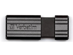 Pen USB VERBATIM Pinstripe (32 GB - USB 2.0 - Preto)