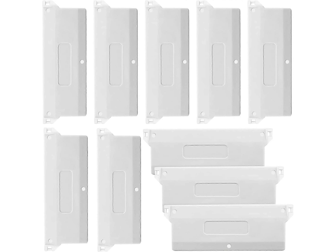 Rebe contrapeso para Persianas Verticales 10 Piezas 127mm Blanco para Lamas Verticales Práctico Y Resistente