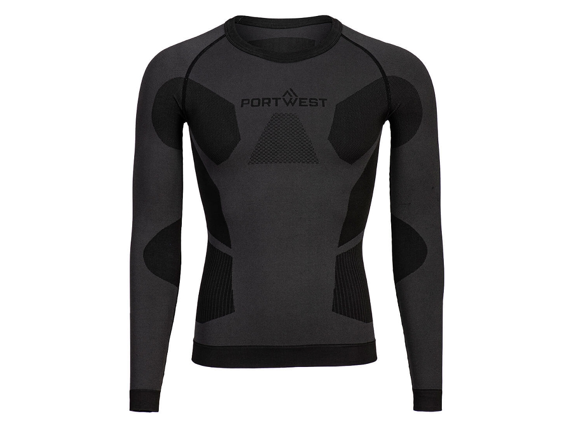 Camiseta Dynamic Air Baselayer: Tecnologia E Conforto Antracito / S