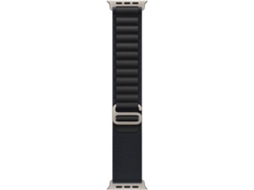 Bracelete APPLE Alpine Loop Natural Titanium Apple Watch 49 mm (M - Preto)