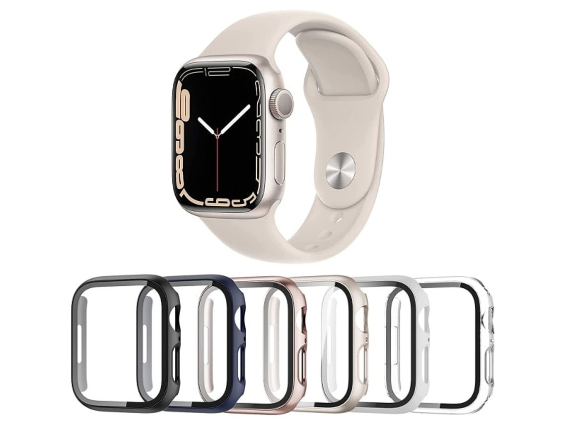 Capa Película Kit 6 Unidades Compatível Com Apple Watch