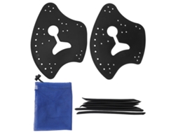 Palheta de Natação Silicone Ajustável Pp Preta M