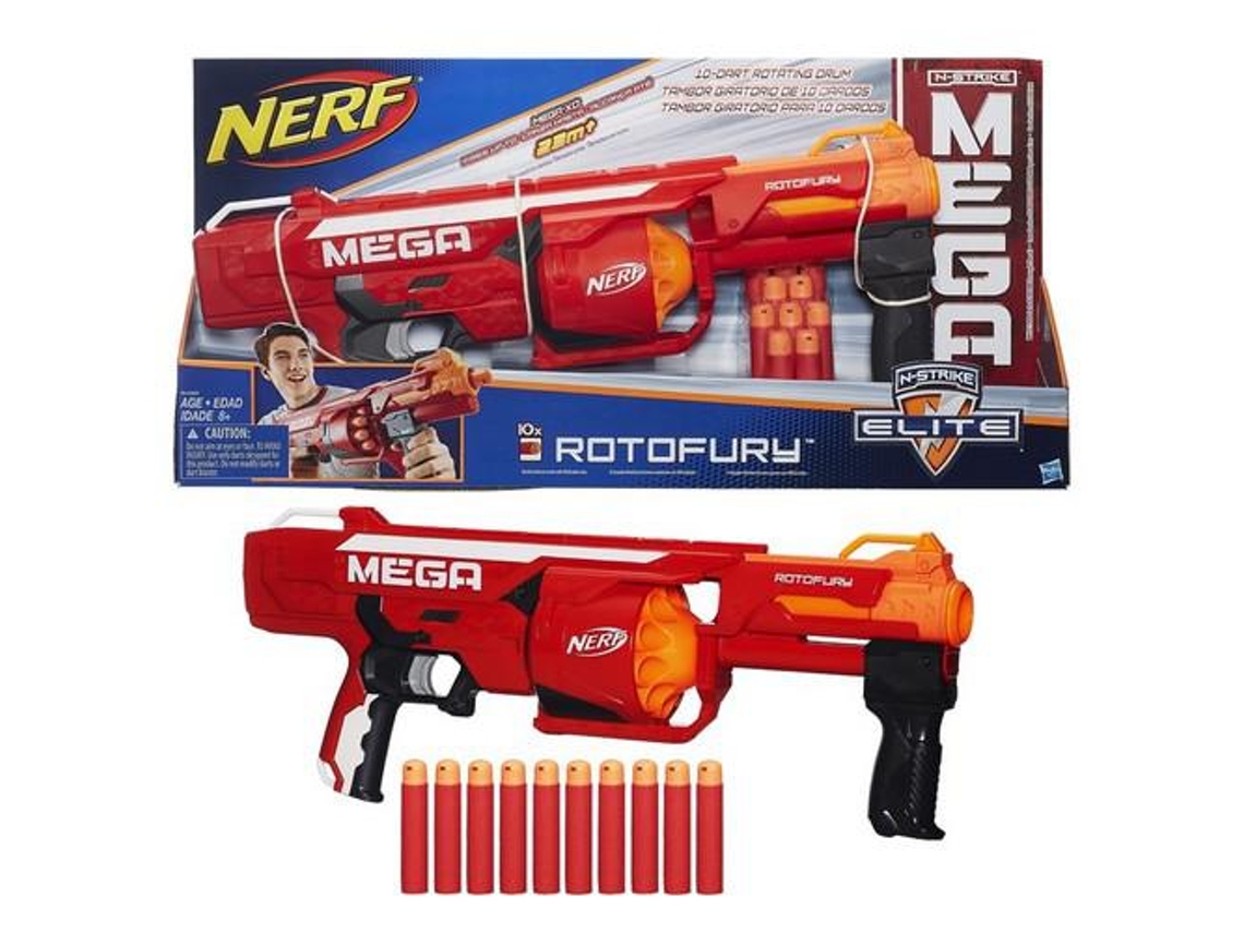 Lançador NERF Mega Rotofury