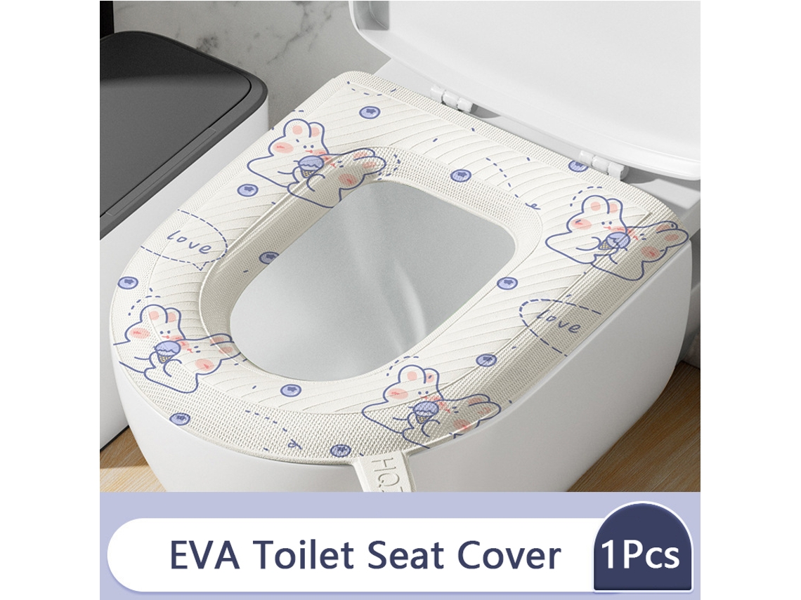 Capa Protetora Para Assento Sanitário De Eva À Prova Dágua, Macia, Pegajosa, Para Bidê, Assento Universal, Acessórios Para Banhei Aquaforge